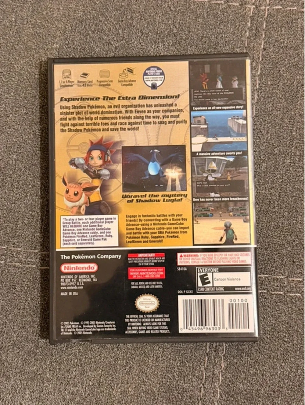 Pokémon XD: Gale Of Darkness for Nintendo GameCube